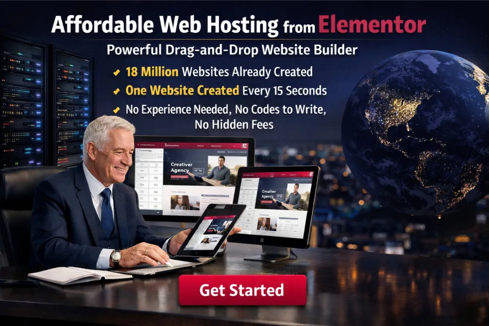Elementor WordPress Web Hosting