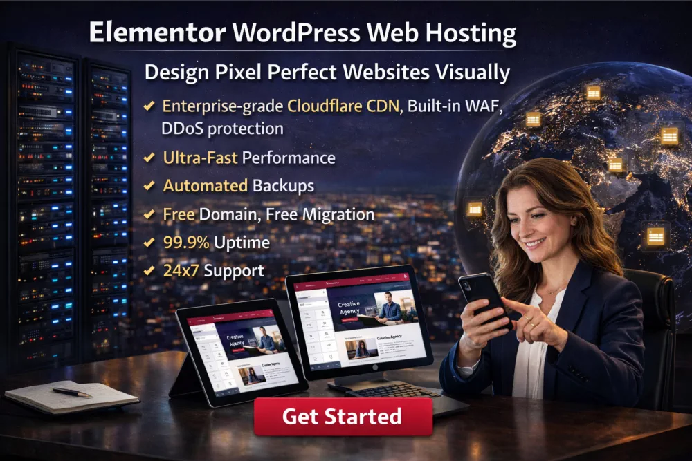 Elementor WordPress Web Hosting